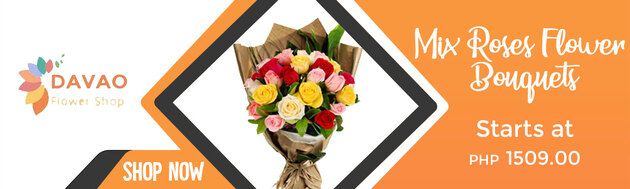 Mix roses Flower Bouquets Delivery in Davao City