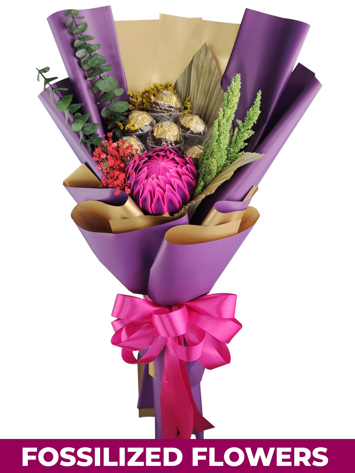 Protea w/ Ferrero Purple/Gold