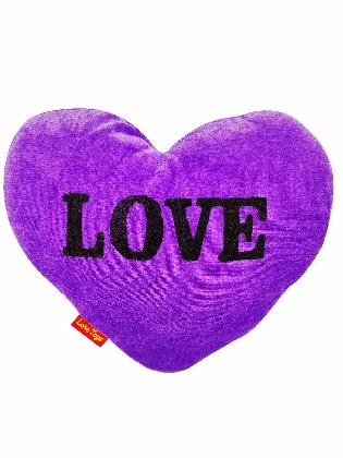 Violet Heart Pillow